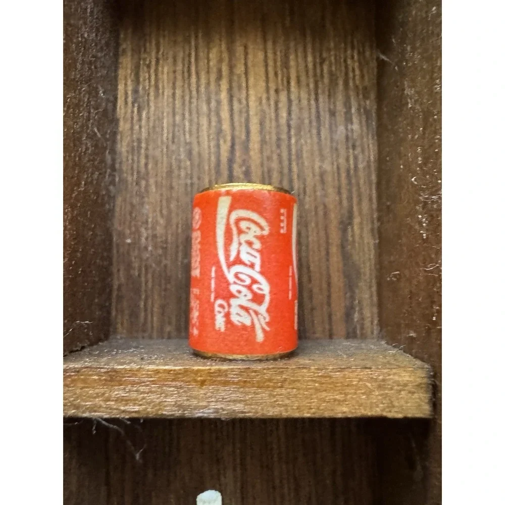 Coca Cola Minature Wooden Trinket Shelf 5